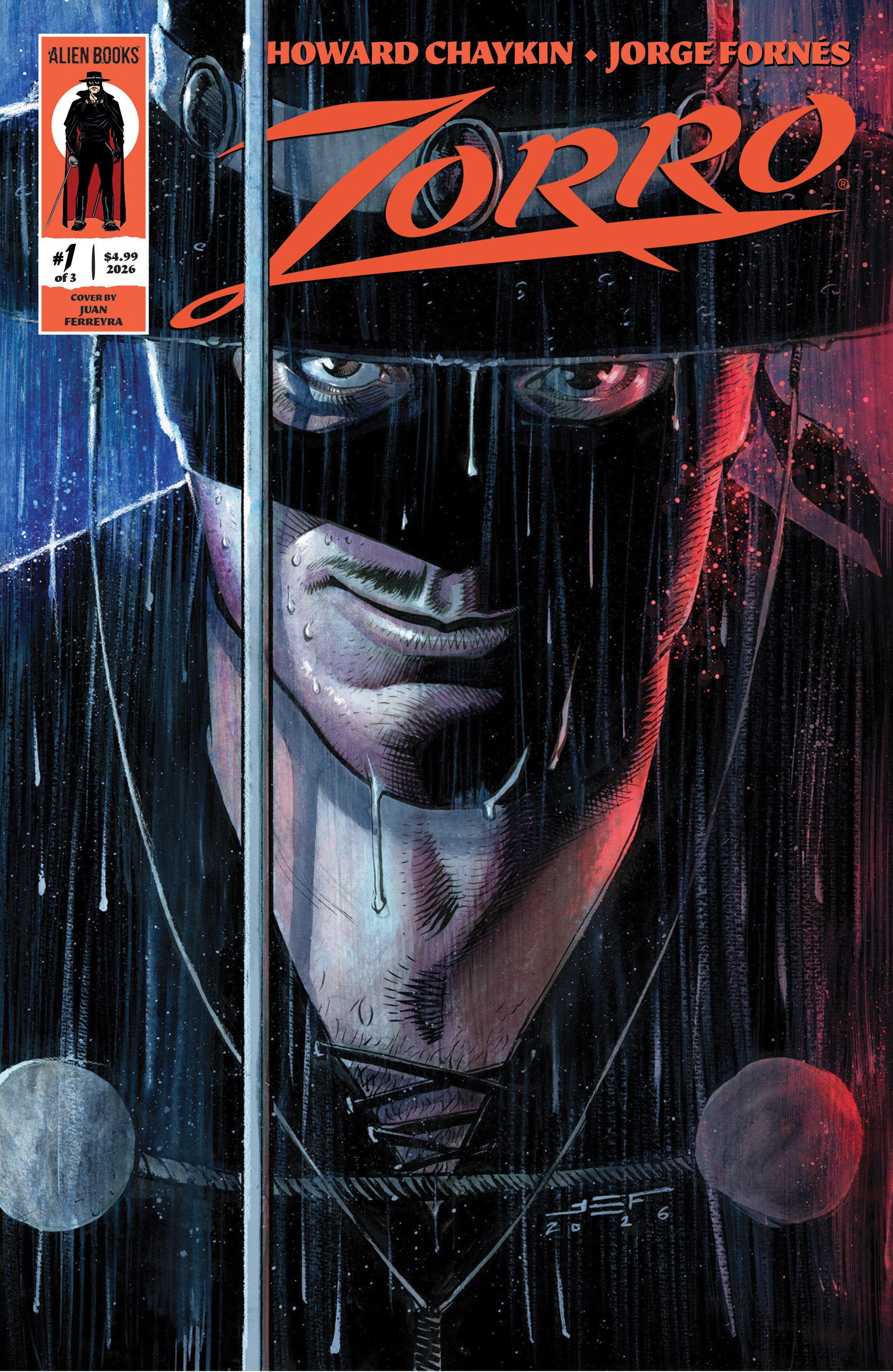 Zorro #1 Variant C (Ferreyra) – Sir Lonebuck's House of Comics