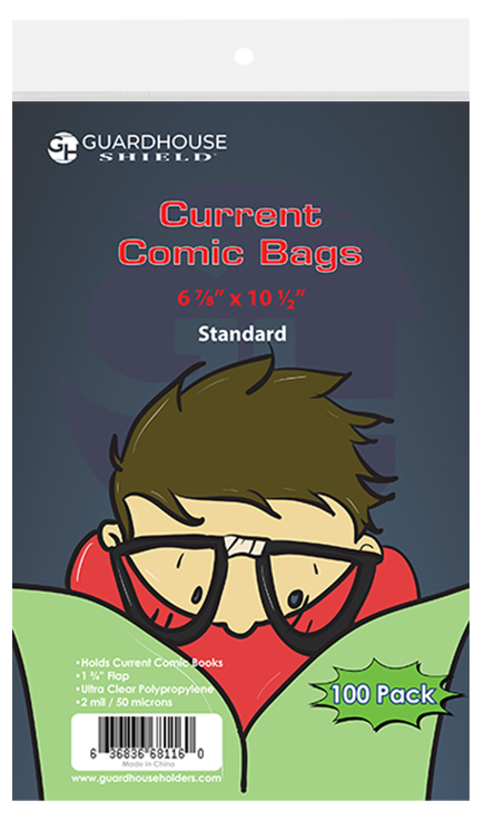 100 Current Sized Comic Bags | Standard