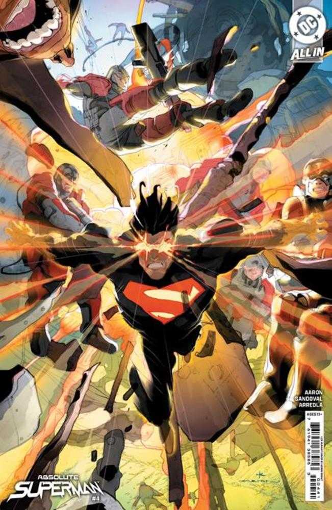 Absolute Superman #4 Cover D 1 in 25 Keron Grant Card Stock Variant