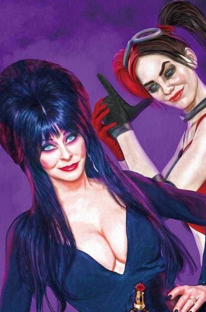Harley Quinn X Elvira #1 Cover S Inc 1:20 Mark Spears Full Art Variant