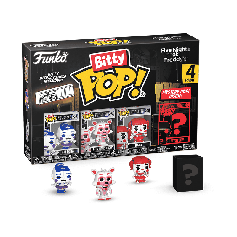 Bitty Pop Fnaf Ballora 4pk