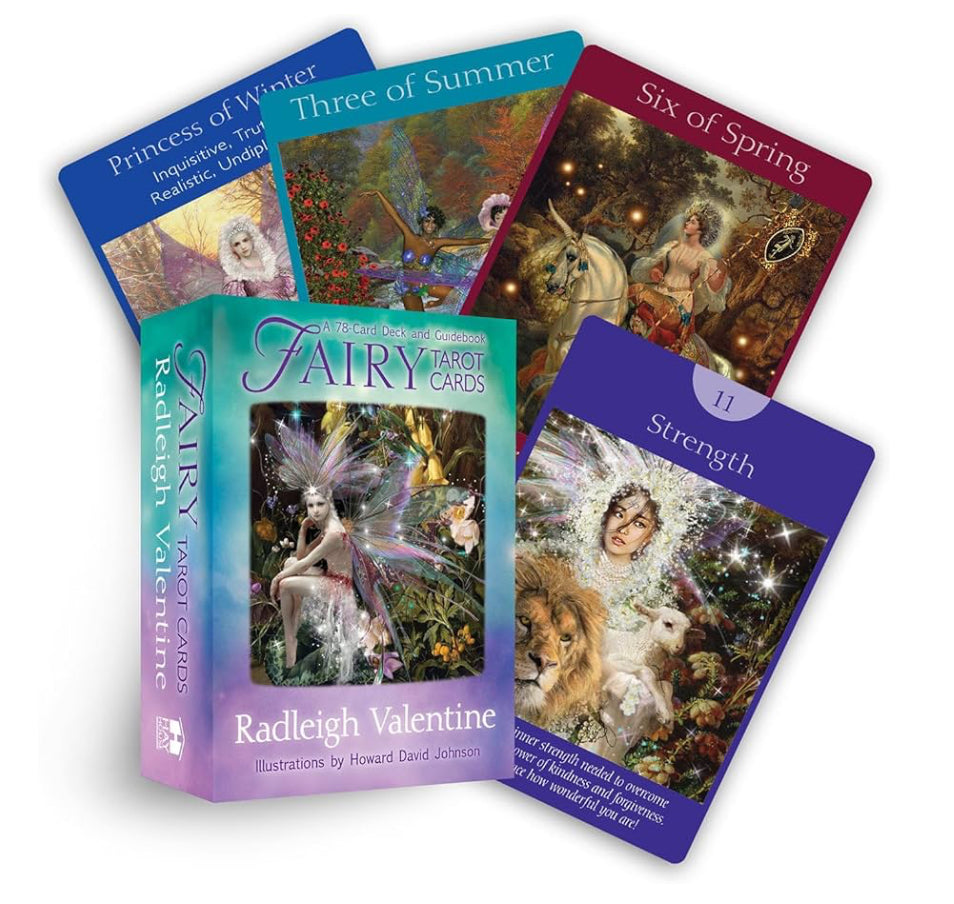 Fairy Tarot Cards A 78-Card Deck and Guidebook