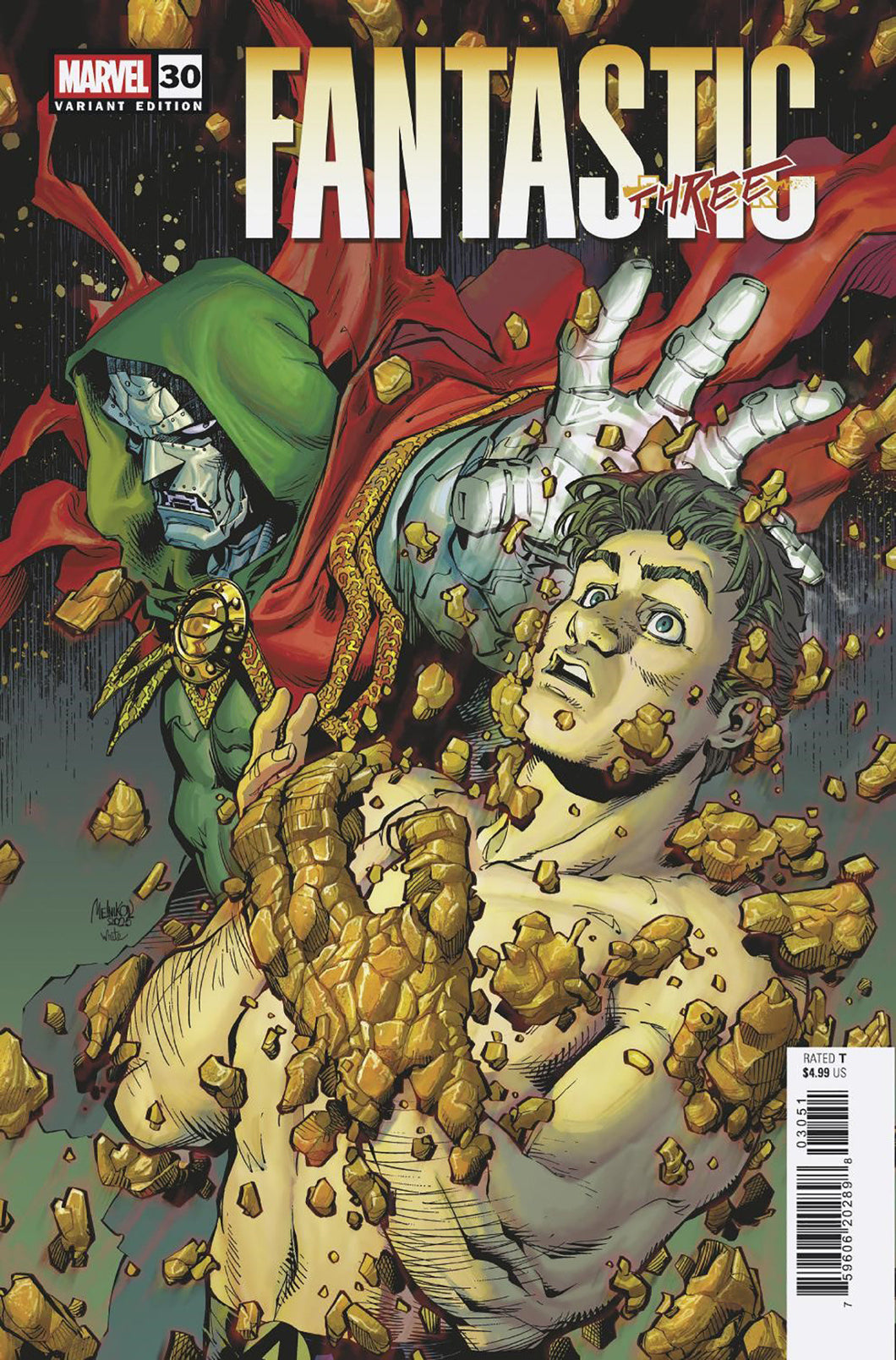 Fantastic Four #30 Gleb Melnikov Spoiler Variant [Doom]