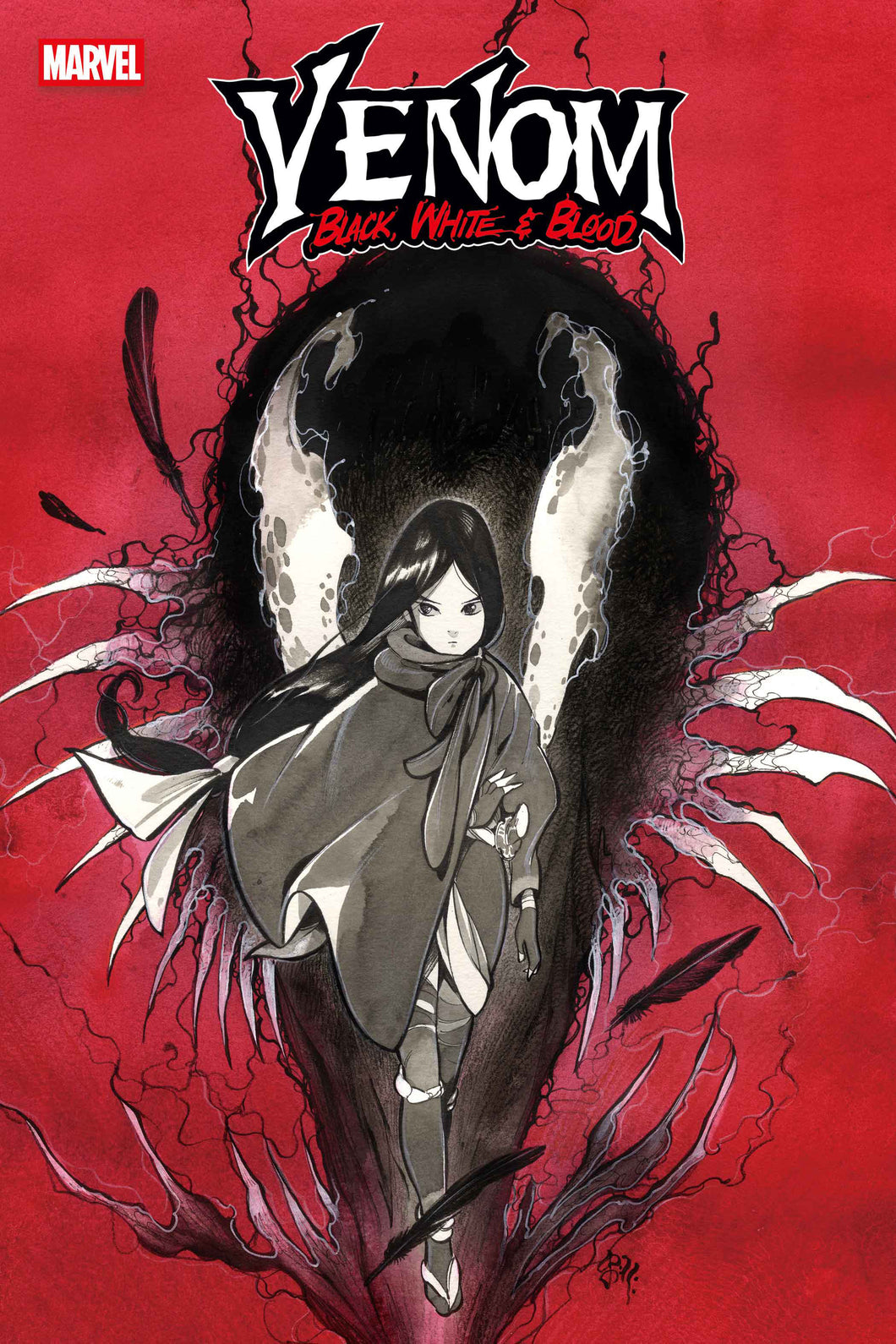 Venom: Black, White & Blood #1 Peach Momoko Variant
