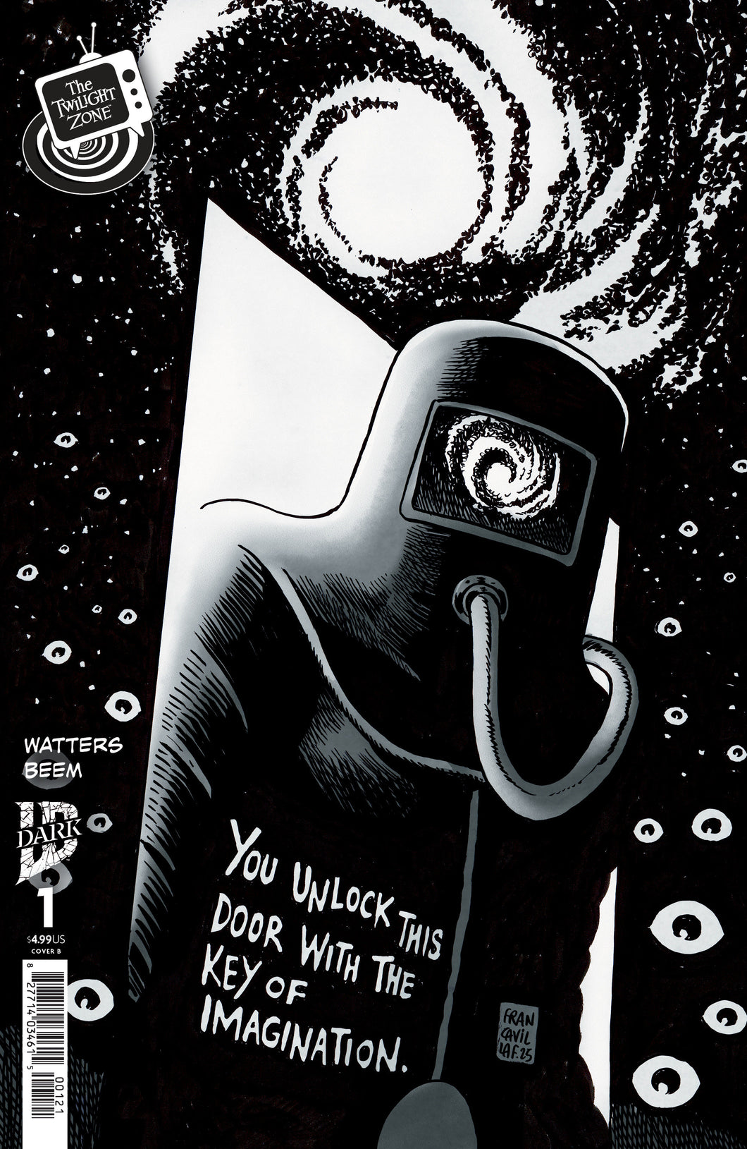 The Twilight Zone #1 Variant B (Francavilla Connecting Cover)