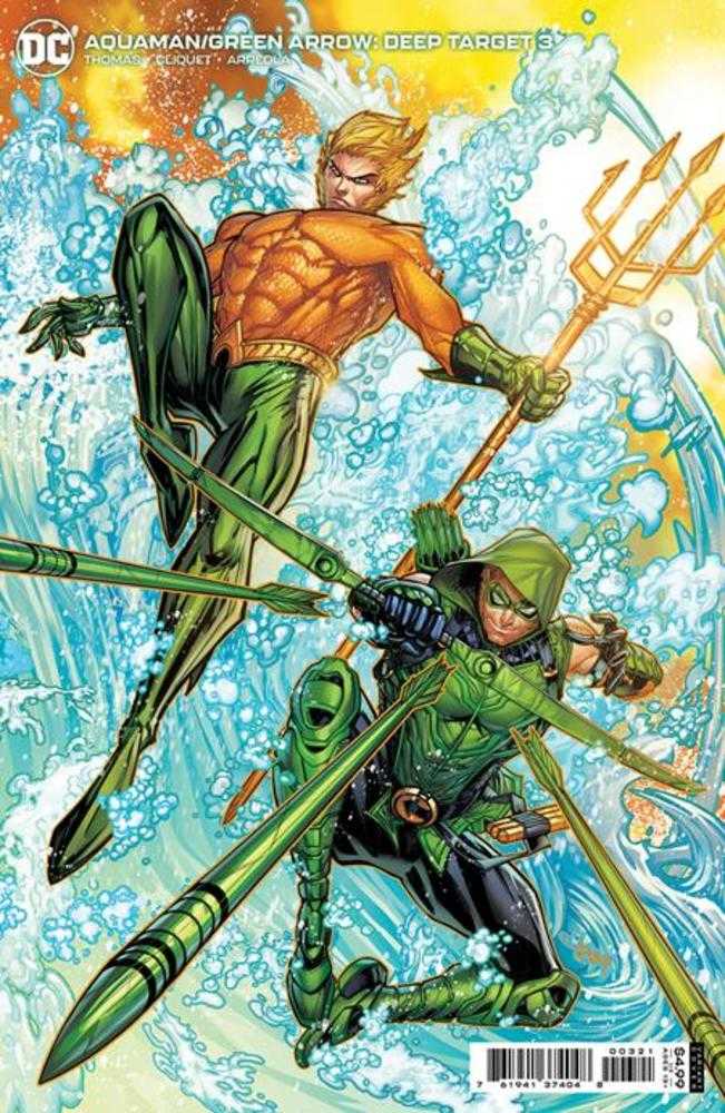 Aquaman Green Arrow Deep Target #3 (Of 7) Cover B Jonboy Meyers Card Stock Variant