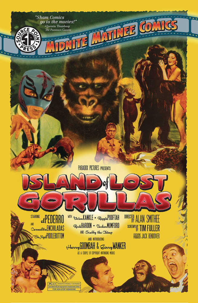 Midnite Matinee Comics Presents Island Of Lost Gorillas