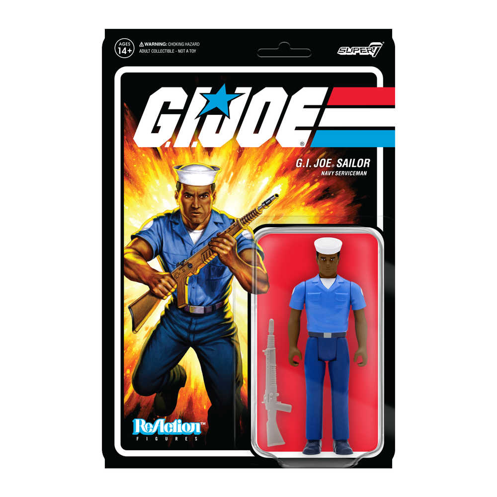 G.I. Joe Wave 2 Blueshirt Clean Dark Brown Reaction Figure (Net