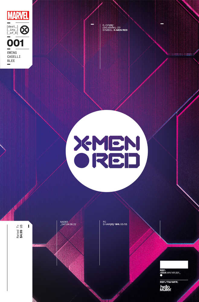 X-Men Red #1 1:10 Muller Design Variant