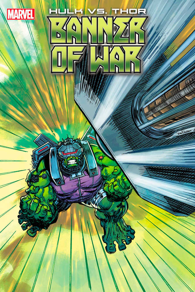 Hulk vs Thor Banner War Alpha #1 Von Eeden Mjolnir Crash Variant