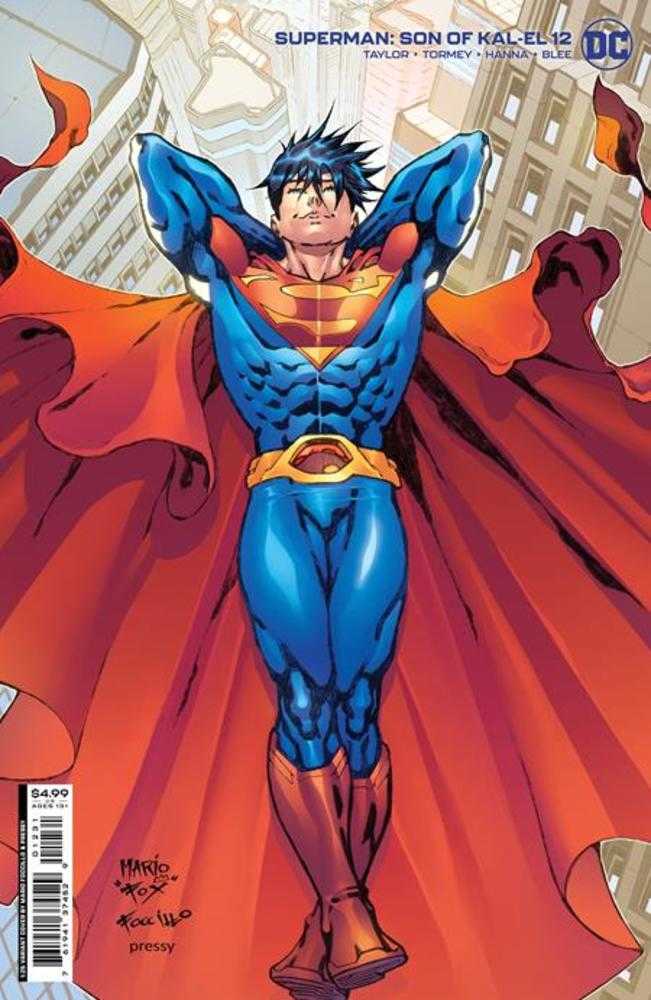 Superman Son Of Kal-El #12 Cover D 1 in 25 Mario Foccillo Card Stock Variant