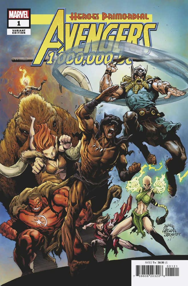 Avengers 1000000 Bc #1 Stegman Prehistoric Homage Variant