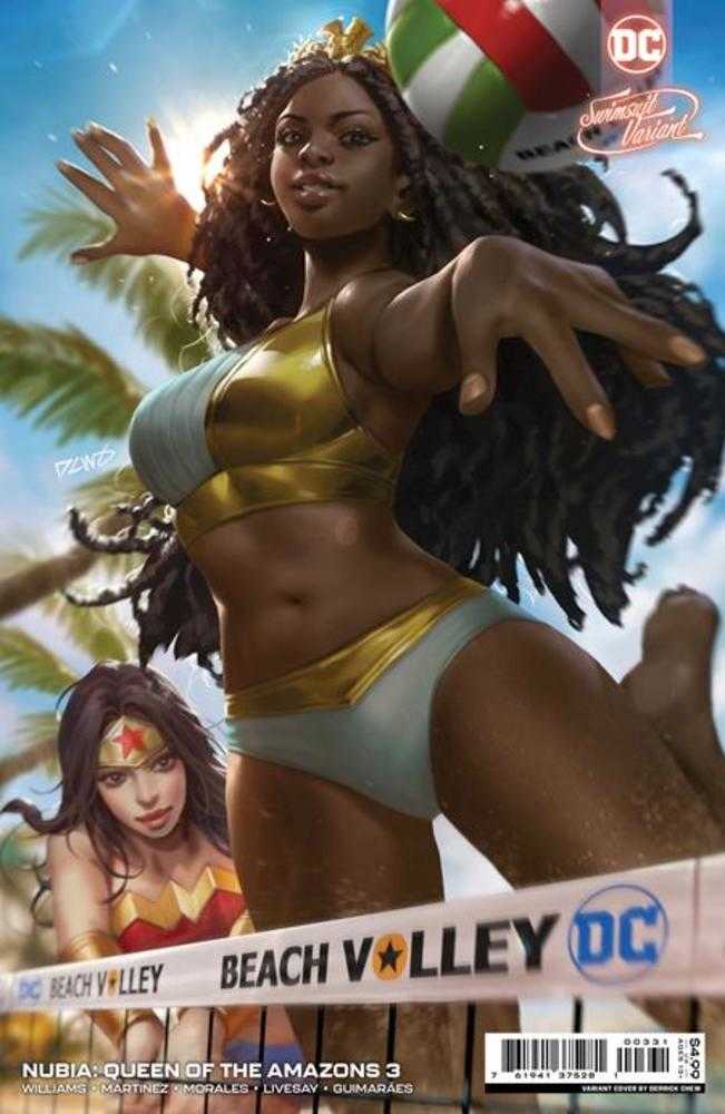 Nubia Queen Of The Amazons #3 (Of 4) Cover C Derrick Chew Swimsuit Card Stock Variant