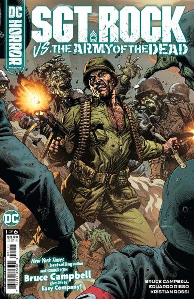 DC Horror Presents Sgt Rock vs The Army Of The Dead #1 (Of 6) Cover A Gary Frank (Mature)