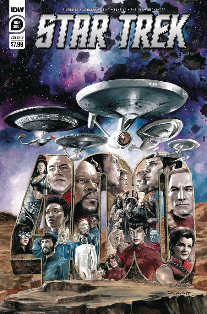 Star Trek #400 Cover B Woodward