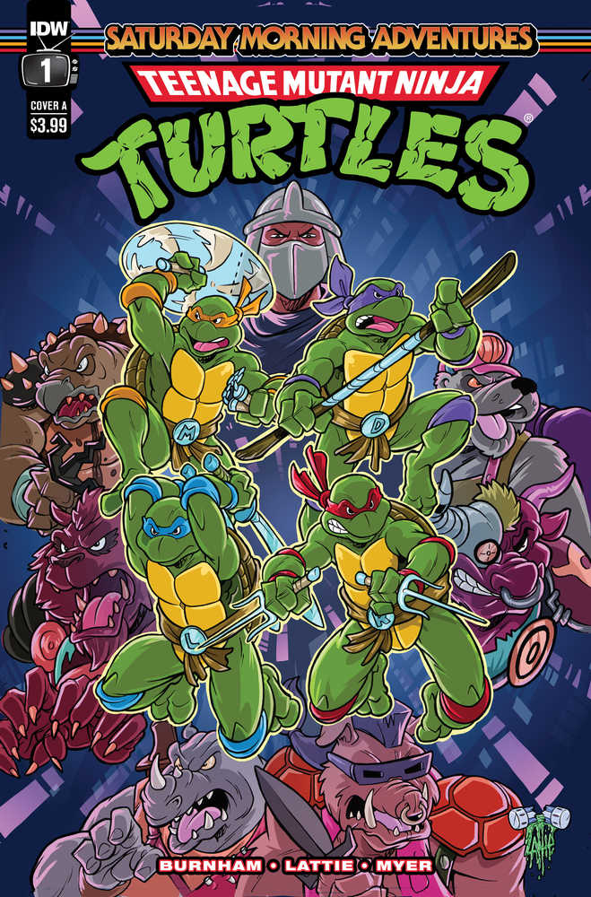 Teenage Mutant Ninja Turtles Saturday Morning Adventures #1 Cover A Lattie